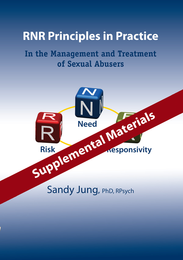 RNR Principles in Practice - supplemental material